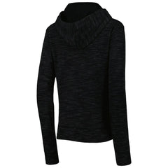 New Orleans Saints New Era Women's Reverse Space-Dye Full-Zip Hoodie Black | NFL