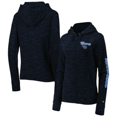 Tennessee Titans New Era Women's Reverse Full-Zip Hoodie Navy | NFL