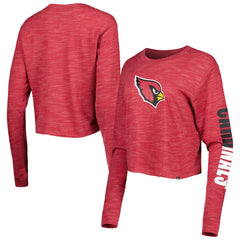 Arizona Cardinals New Era Women's Crop Long Sleeve T-Shirt Cardinal | NFL