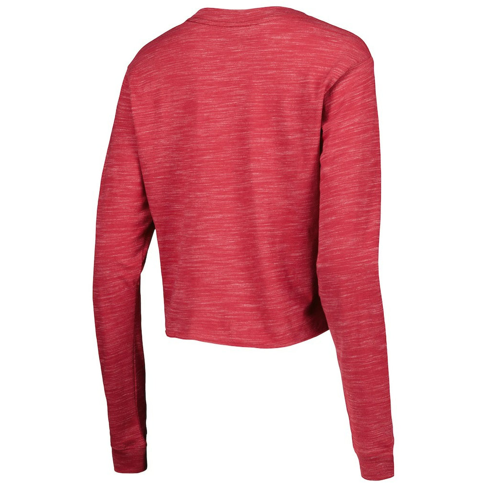 Arizona Cardinals New Era Women's Crop Long Sleeve T-Shirt Cardinal | NFL