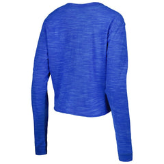Los Angeles Rams New Era Women's Crop Long Sleeve T-Shirt Royal | NFL
