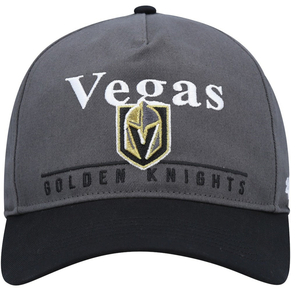 Vegas Golden Knights '47 Super Hitch Adjustable Snapback Hat - Charcoal/Black - NHL