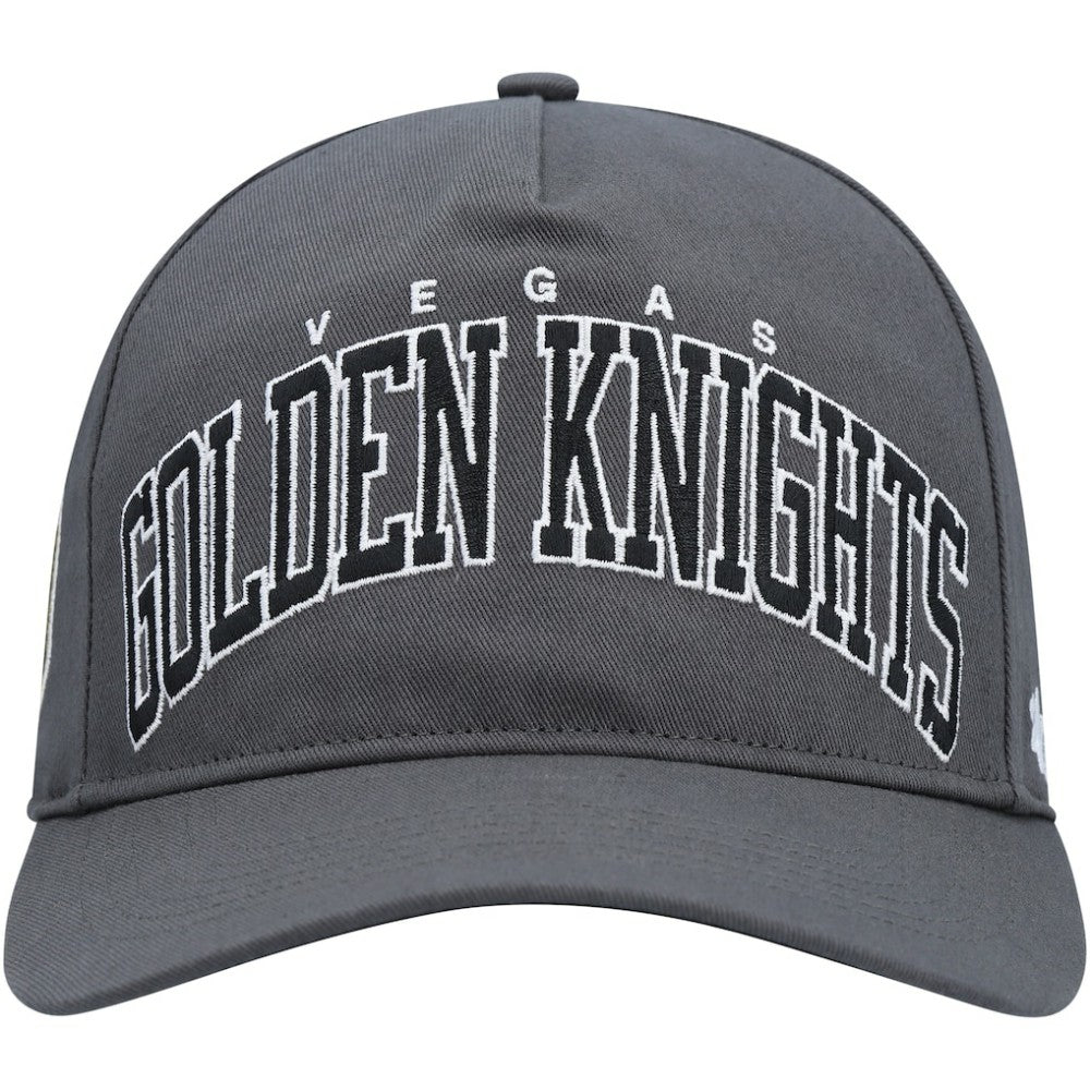 Vegas Golden Knights '47 Block Arch Hitch Snapback Hat - Charcoal - NHL