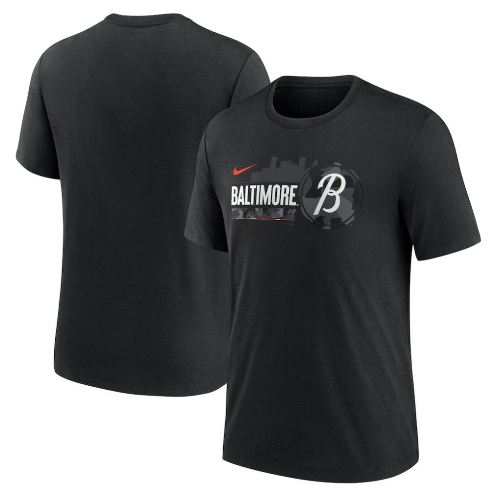 Baltimore Orioles Nike City Connect Tri-Blend T-Shirt - MLB