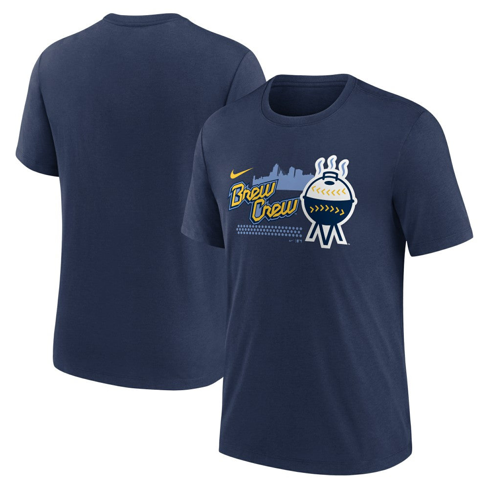 Milwaukee Brewers Nike City Connect Tri-Blend T-Shirt - MLB