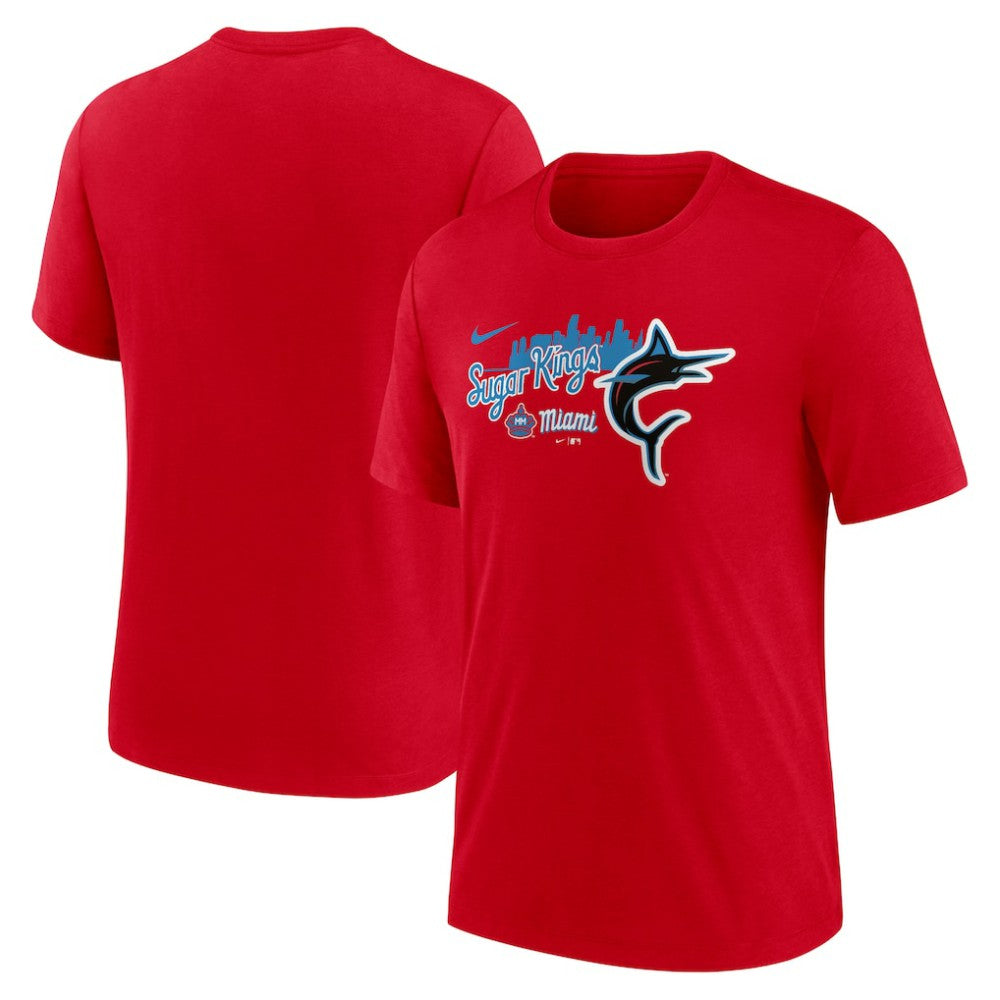 Miami Marlins Nike City Connect Tri-Blend T-Shirt - MLB