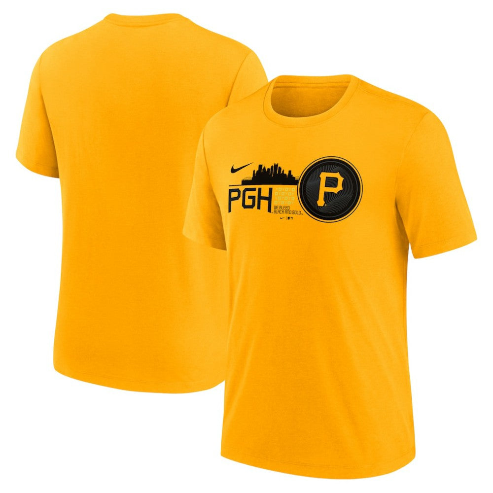 Pittsburgh Pirates Nike City Connect Tri-Blend T-Shirt - MLB