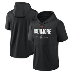 Baltimore Orioles Nike City Connect Short Sleeve Pullover Hoodie - MLB