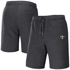 New Orleans Saints NFL x Darius Rucker Collection Logo Shorts Heather Charcoal | Fanatics