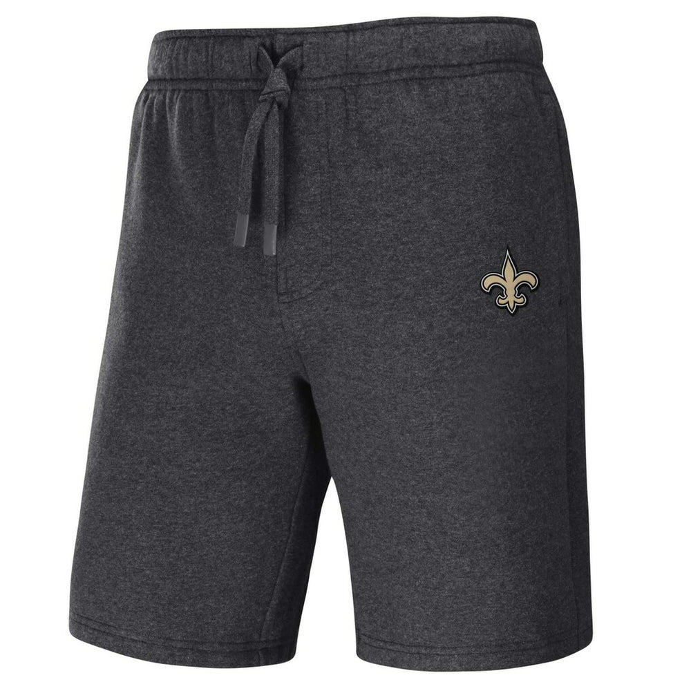 New Orleans Saints NFL x Darius Rucker Collection Logo Shorts Heather Charcoal | Fanatics
