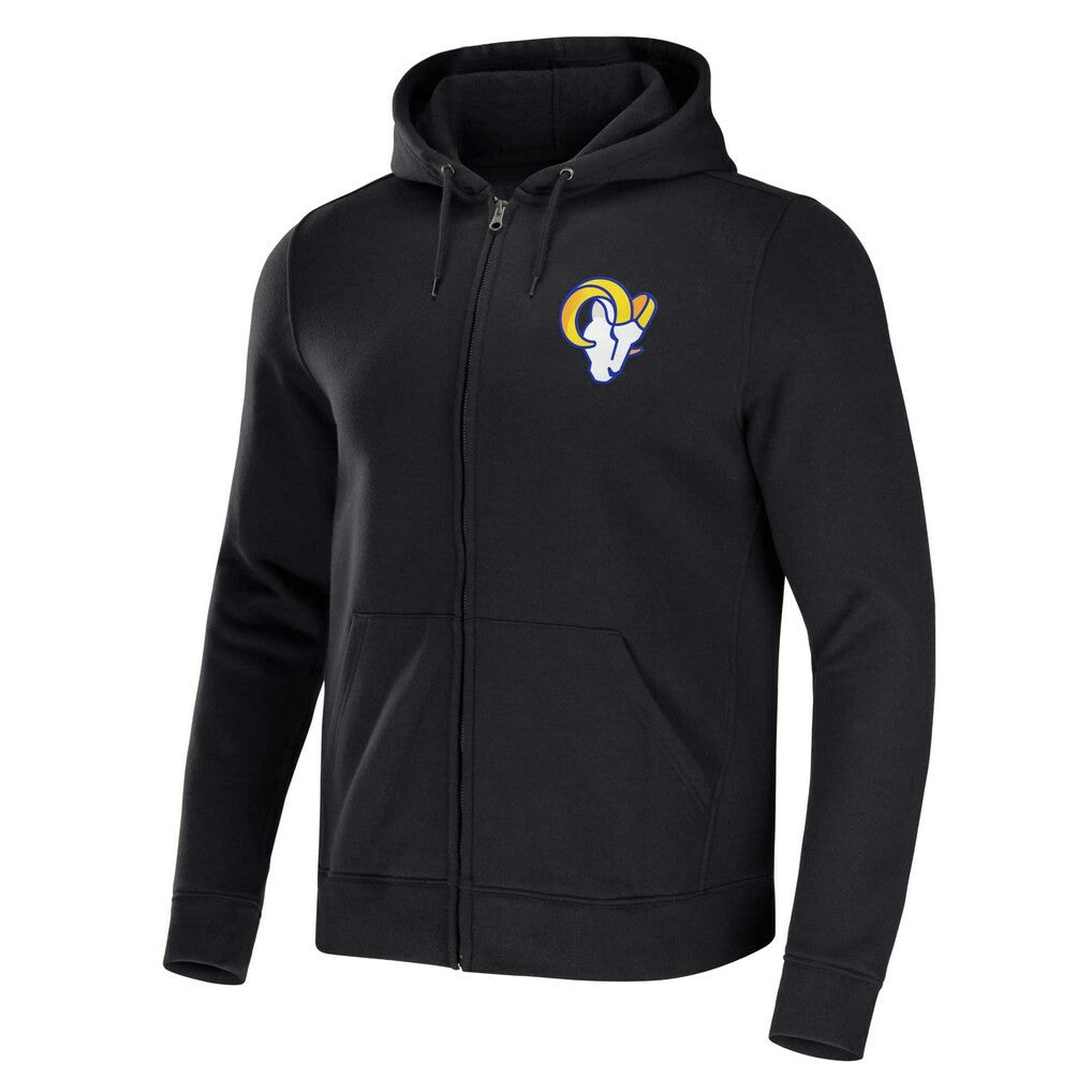 Los Angeles Rams NFL x Darius Rucker Collection Rocker Full-Zip Hoodie Black | Fanatics