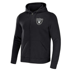 Las Vegas Raiders NFL x Darius Rucker Collection Rocker Full-Zip Hoodie Black | Fanatics