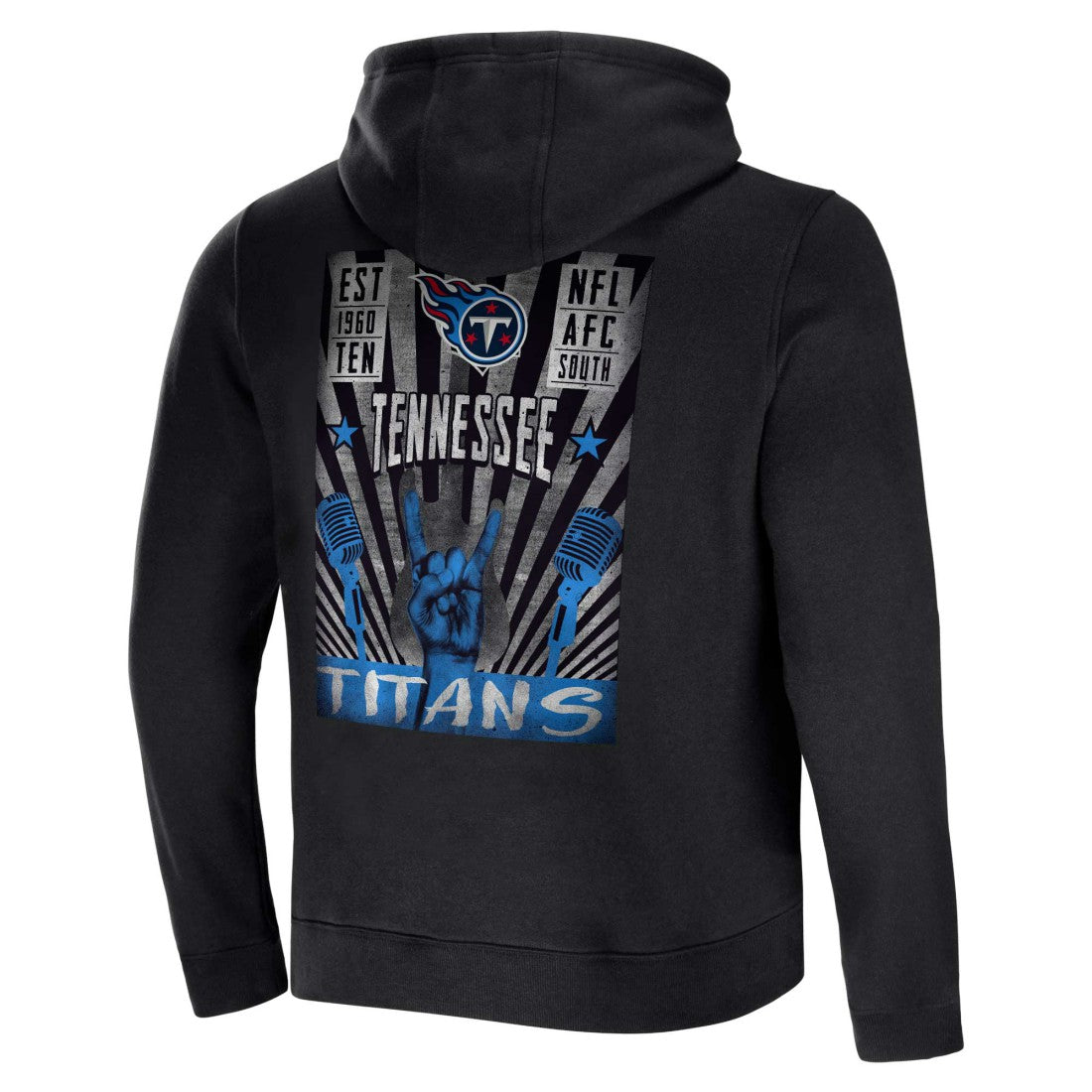 Tennessee Titans NFL x Darius Rucker Collection Rocker Full-Zip Hoodie Black | Fanatics