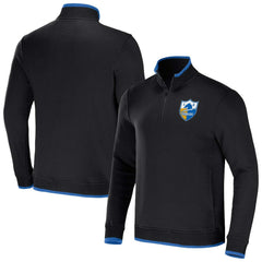 Los Angeles Chargers NFL x Darius Rucker Collection Logo Quarter-Zip Top Black | Fanatics