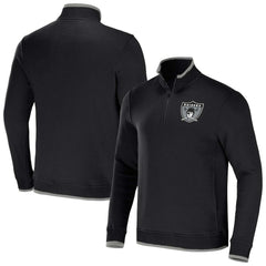 Las Vegas Raiders NFL x Darius Rucker Collection Logo Quarter-Zip Top Black | Fanatics