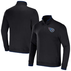 Tennessee Titans NFL x Darius Rucker Collection Logo Quarter-Zip Top Black | Fanatics