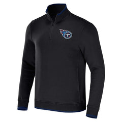 Tennessee Titans NFL x Darius Rucker Collection Logo Quarter-Zip Top Black | Fanatics
