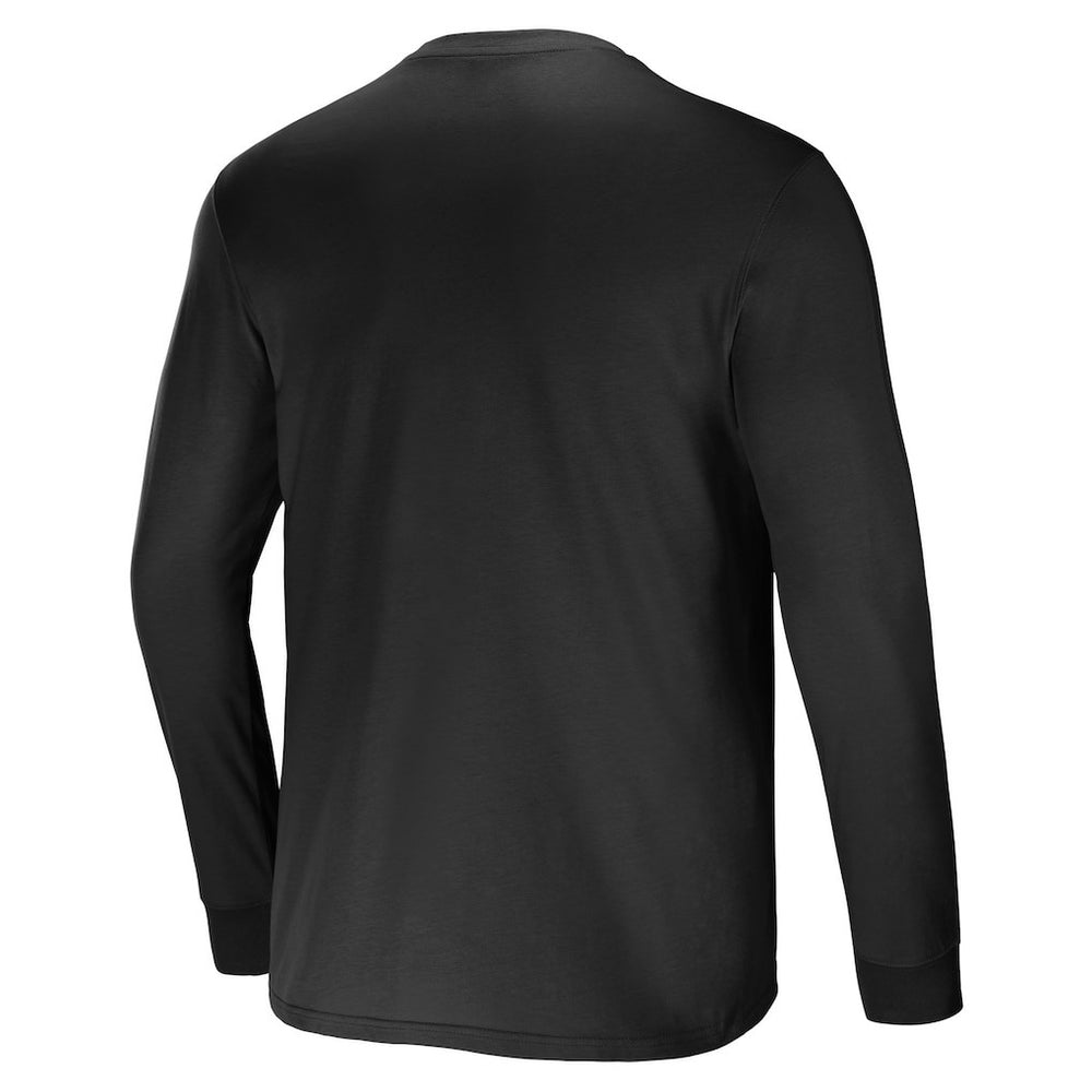 Carolina Panthers NFL x Darius Rucker Collection Team Long Sleeve Pocket T-Shirt Black | Fanatics