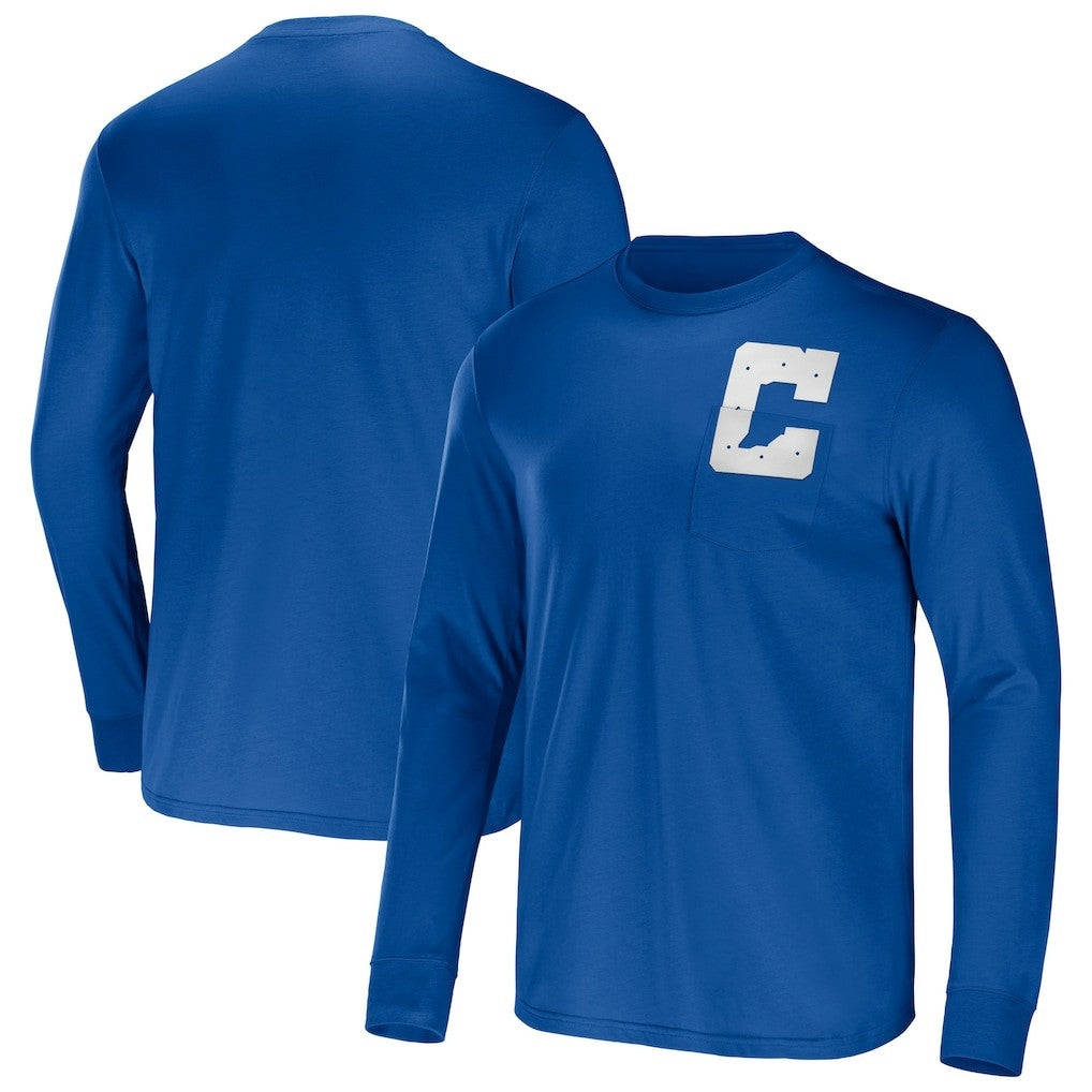 Indianapolis Colts NFL x Darius Rucker Collection Team Long Sleeve Pocket T-Shirt Blue | Fanatics
