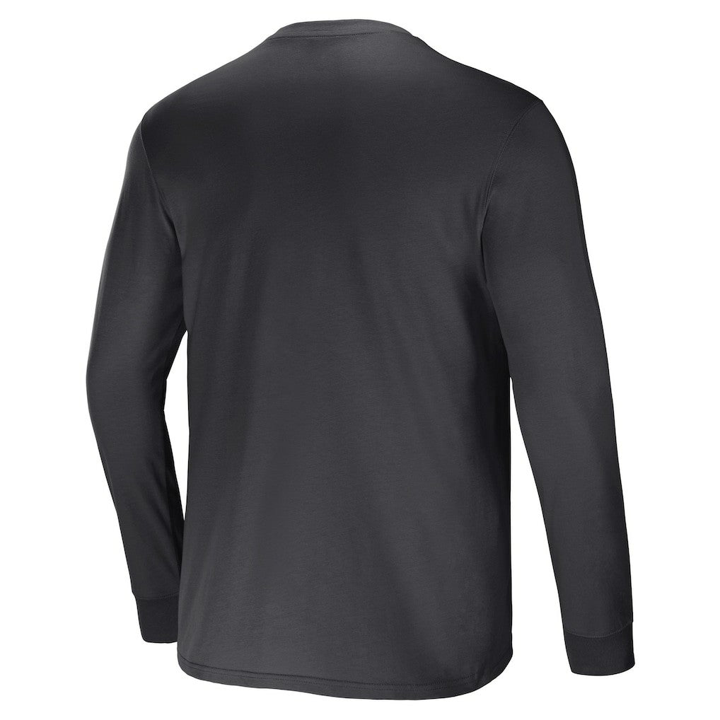 Las Vegas Raiders NFL x Darius Rucker Collection Team Long Sleeve Pocket T-Shirt Charcoal | Fanatics