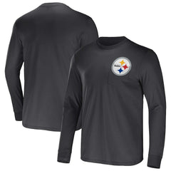 Pittsburgh Steelers NFL x Darius Rucker Collection Team Long Sleeve Pocket T-Shirt Black | Fanatics