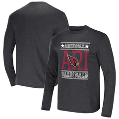 Arizona Cardinals NFL x Darius Rucker Collection Long Sleeve T-Shirt Heathered Charcoal | Fanatics
