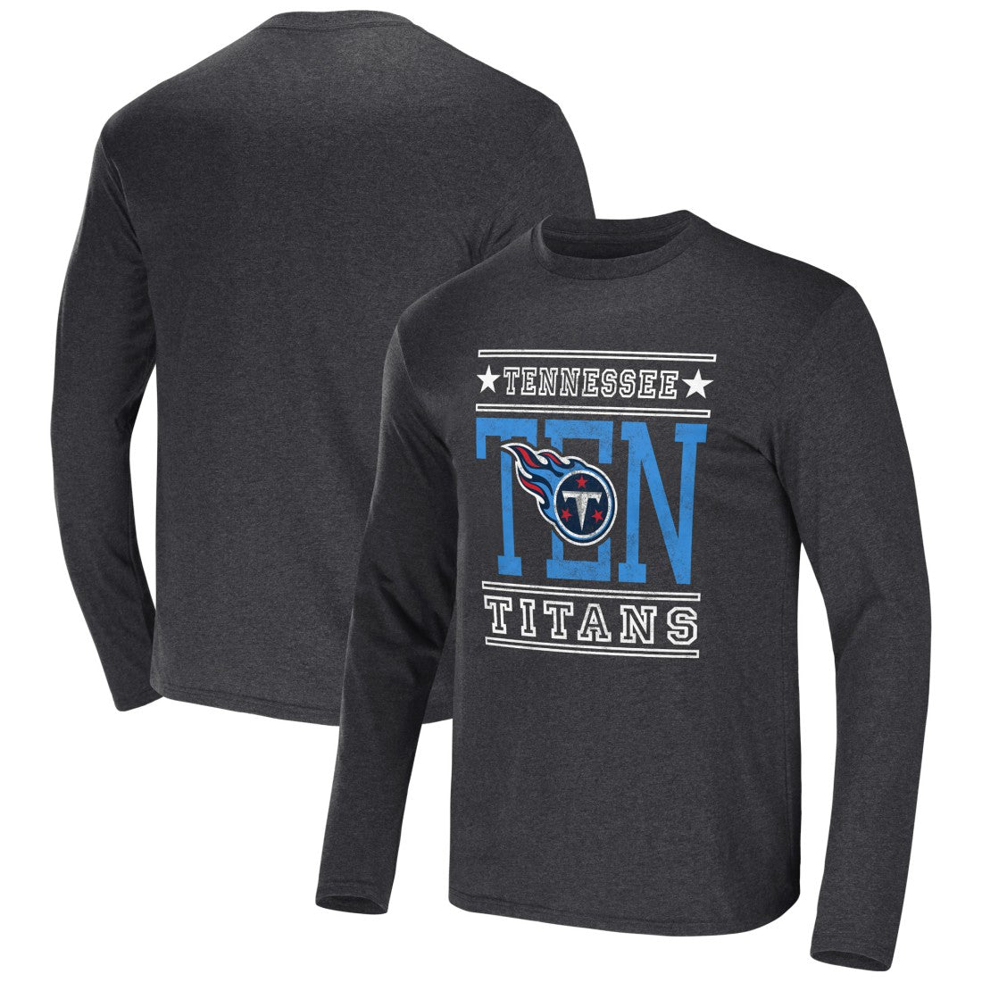 Tennessee Titans NFL x Darius Rucker Collection Long Sleeve T-Shirt Heathered Charcoal | Fanatics