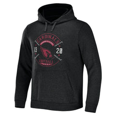 Arizona Cardinals NFL x Darius Rucker Collection Radar Pullover Hoodie Heather Charcoal | Fanatics