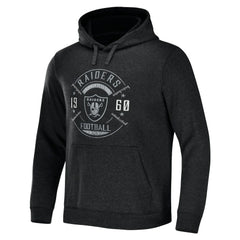 Las Vegas Raiders NFL x Darius Rucker Collection Radar Pullover Hoodie Heather Charcoal | Fanatics