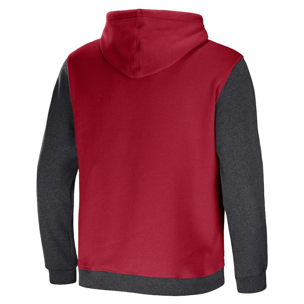 Arizona Cardinals NFL x Darius Rucker Collection Colorblock Pullover Hoodie Cardinal/Charcoal | Fanatics