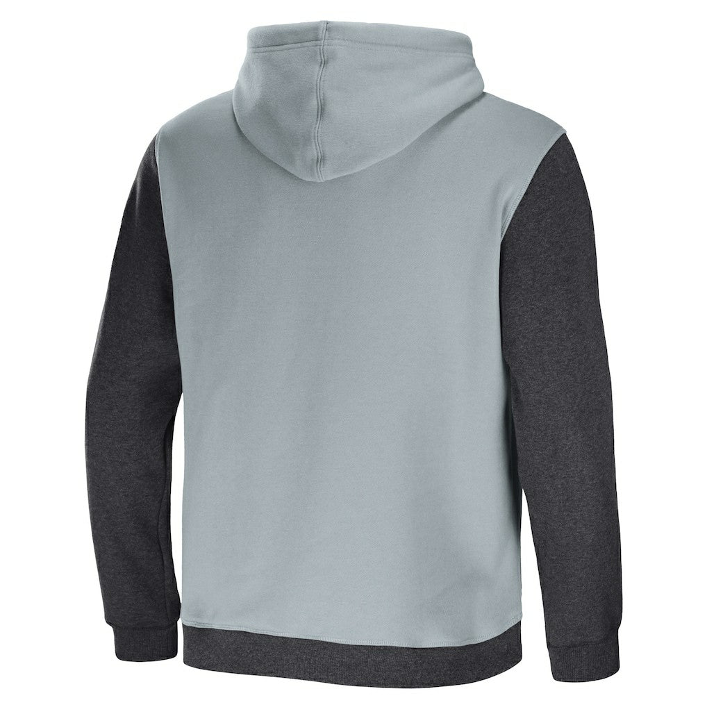 Las Vegas Raiders NFL x Darius Rucker Collection Colorblock Pullover Hoodie Gray/Charcoal | Fanatics