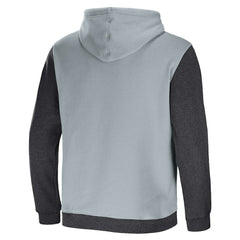 Las Vegas Raiders NFL x Darius Rucker Collection Colorblock Pullover Hoodie Gray/Charcoal | Fanatics