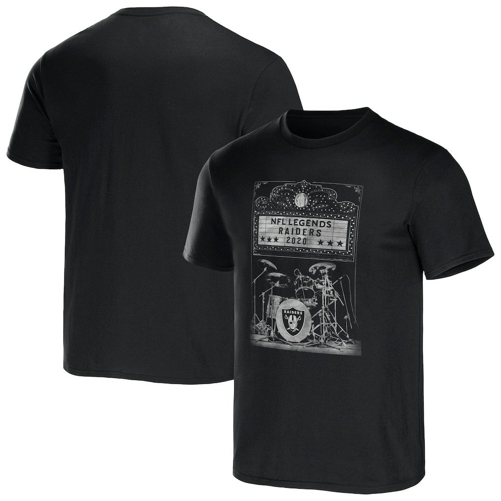 Las Vegas Raiders NFL x Darius Rucker Collection Band T-Shirt Black | Fanatics