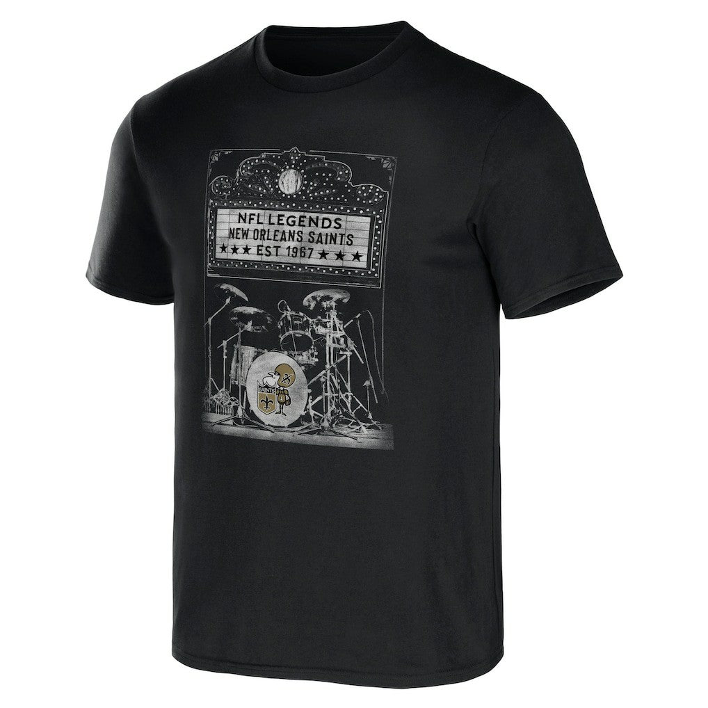 New Orleans Saints NFL x Darius Rucker Collection Band T-Shirt Black | Fanatics