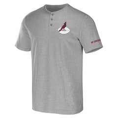 Arizona Cardinals NFL x Darius Rucker Collection Henley T-Shirt Heather Gray | Fanatics