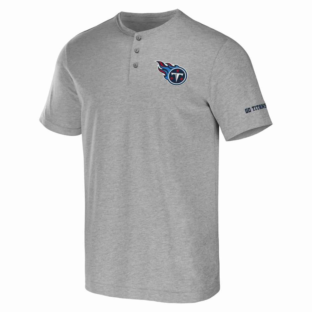 Tennessee Titans NFL x Darius Rucker Collection Henley T-Shirt Heather Gray | Fanatics