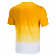 Los Angeles Rams NFL x Darius Rucker Collection Dip Dye Pocket T-Shirt Gold/White | Fanatics