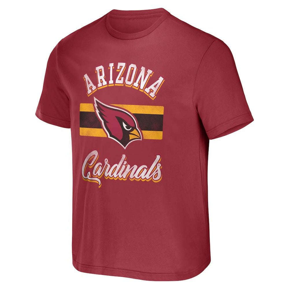 Arizona Cardinals NFL x Darius Rucker Collection Stripe T-Shirt Cardinal | Fanatics
