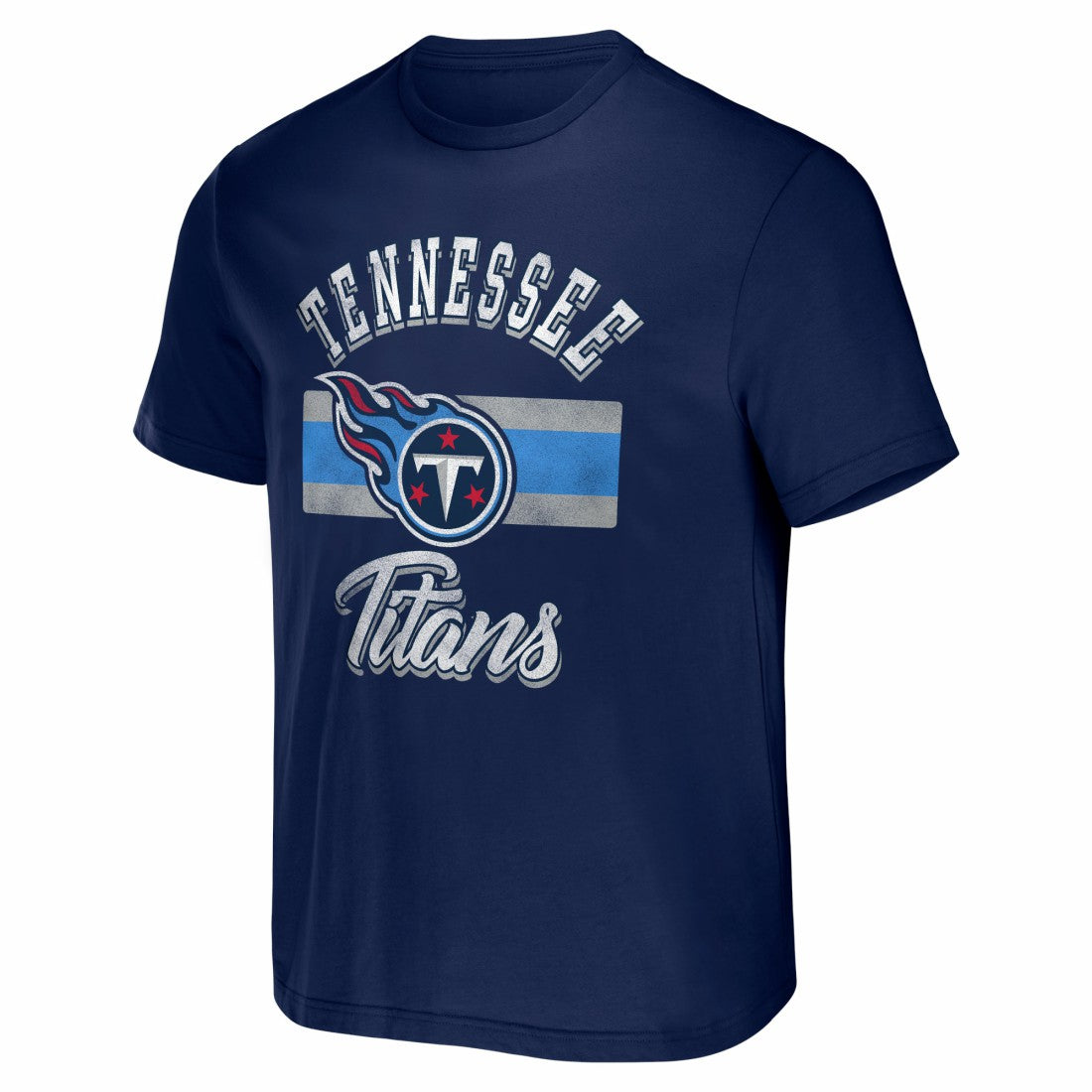 Tennessee Titans NFL x Darius Rucker Collection Stripe T-Shirt Navy | Fanatics