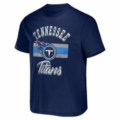 Tennessee Titans NFL x Darius Rucker Collection Stripe T-Shirt Navy | Fanatics