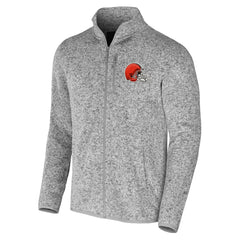 Cleveland Browns NFL x Darius Rucker Collection Fleece Full-Zip Jacket Heather Gray | Fanatics