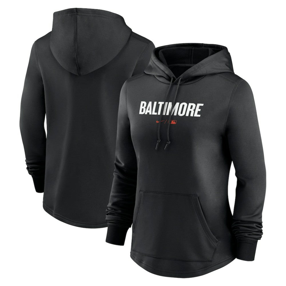Baltimore Orioles Nike Women's City Connect Pregame Performance Pullover Hoodie - MLB