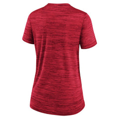 Miami Marlins Nike Women's City Connect Velocity Practice Performance V-Neck T-Shirt - MLB