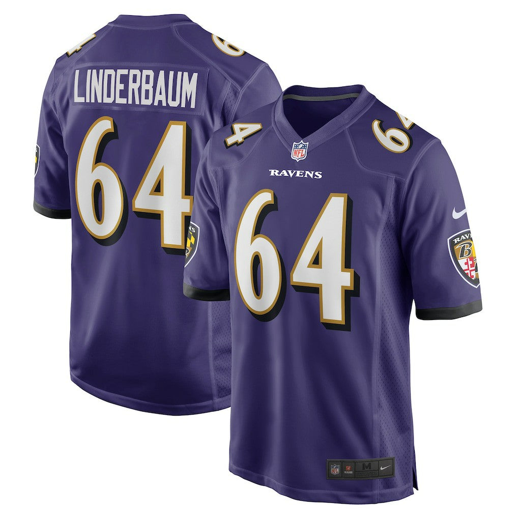 Tyler Linderbaum Baltimore Ravens Player Game Jersey Purple | Nike for Sale