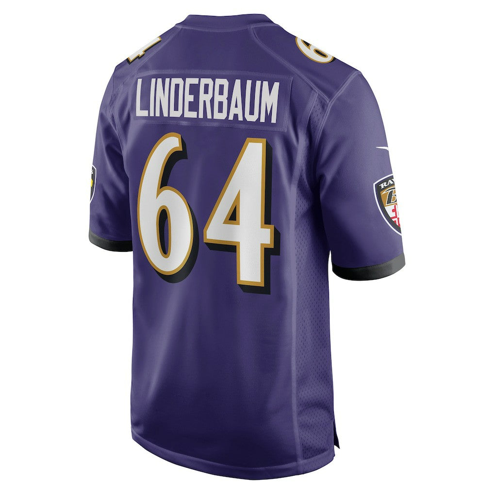 Tyler Linderbaum Baltimore Ravens Player Game Jersey Purple | Nike for Sale