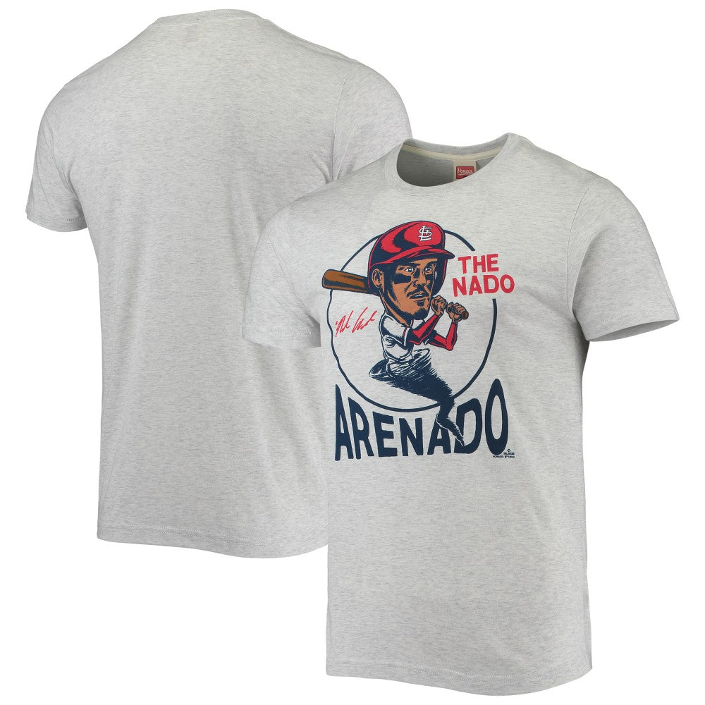 Nolan Arenado St. Louis Cardinals Homage Caricature Tri-Blend T-Shirt - MLB