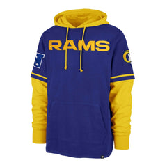 Los Angeles Rams '47 Shortstop Pullover Hoodie Royal | 47 brand
