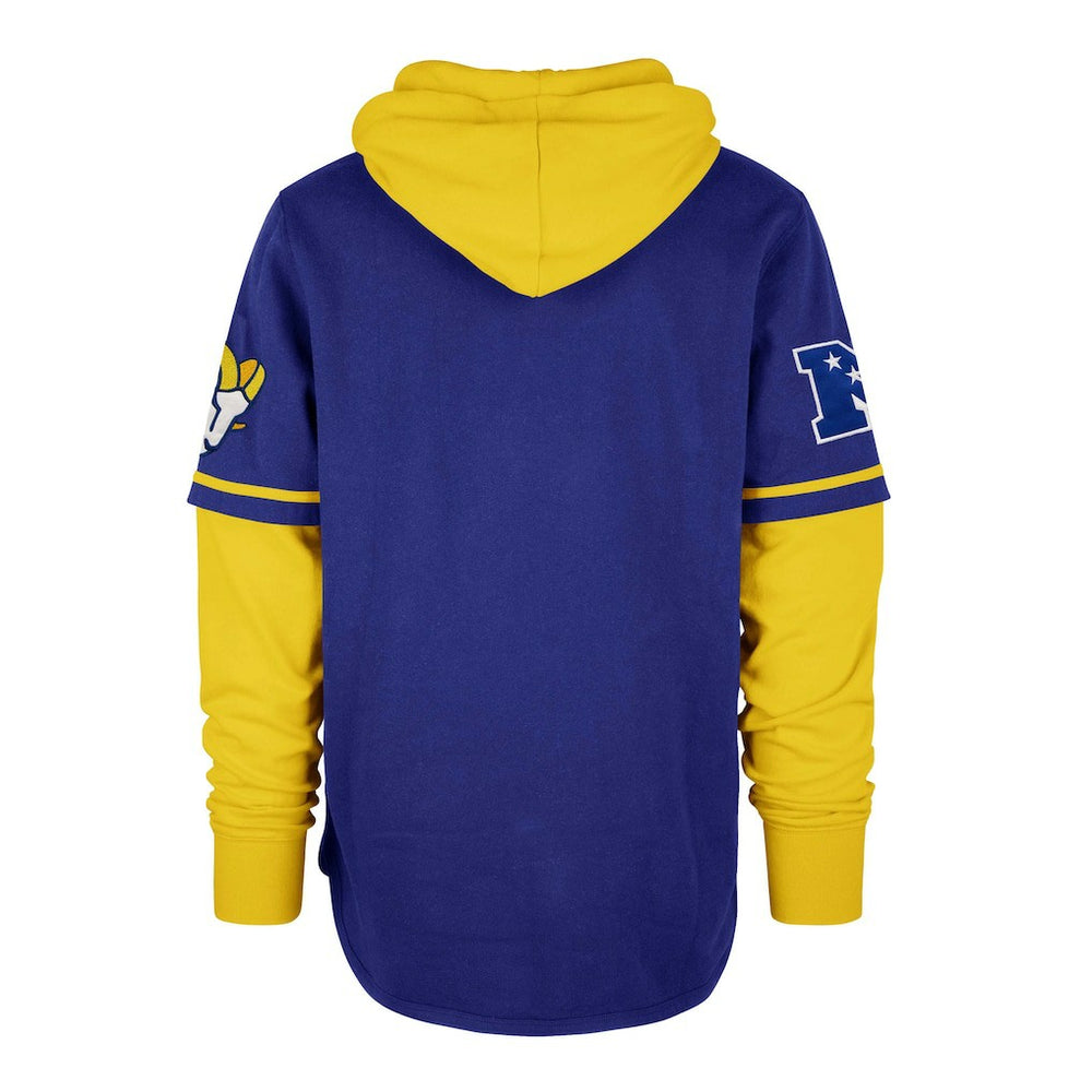 Los Angeles Rams '47 Shortstop Pullover Hoodie Royal | 47 brand