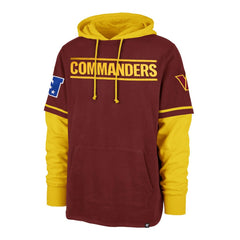 Washington Commanders '47 Shortstop Pullover Hoodie Burgundy | 47 brand