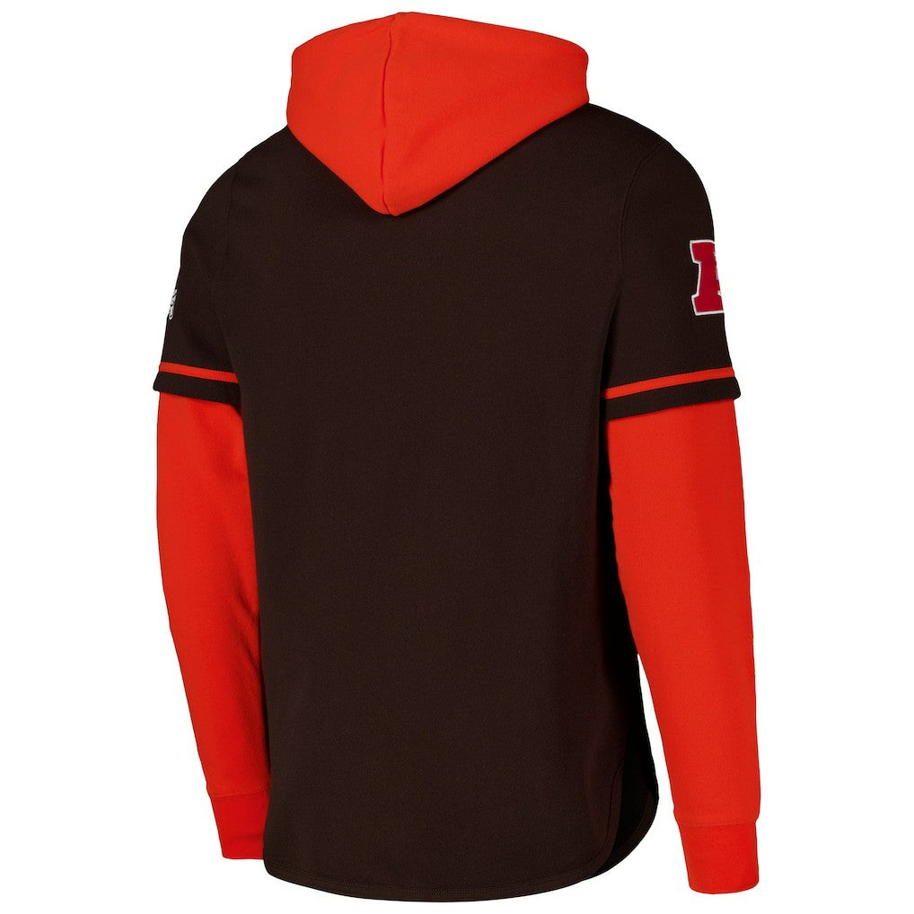Cleveland Browns '47 Shortstop Pullover Hoodie Brown | 47 brand